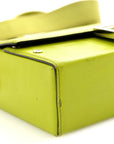 Vitello King FF Lines Embossed Baguette Soft Trunk Wasabi