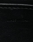 Velvet Strass Triomphe Ava Shoulder Bag Black