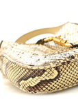 Snakeskin Mini Jackie 1961 Hobo Beige