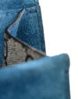 GG Supreme Monogram Blooms Mini Dionysus Shoulder Bag Beige Navy Vintage Blue