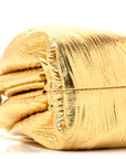 Metallic Bark Calfskin The Mini Pouch Gold