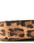 Canvas Calfskin Medium Tilly Triomphe Shoulder Bag Leopard