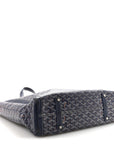 Goyardine Voltaire III Tote Navy