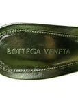 Metallic Nappa Reflection Matelasse Padded Mule Sandals 37 Pistachio