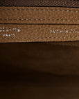 Drummed Calfskin Mini Luggage Dune