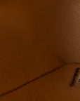 Caviar Quilted Medium Double Flap Beige