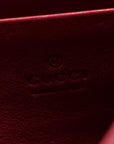 Velvet GG Monogram Mini Dionysus Chain Wallet Red Cipria