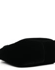 Padded Velvet Mini Bag Black