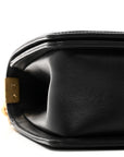 Lambskin Quilted Medium Boy Flap Black