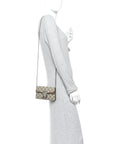 GG Supreme Monogram Super Mini Dionysus Shoulder Bag Taupe
