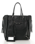 Veau Papier A5 Zip Around Tote Tote Black
