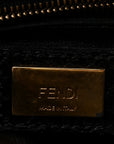 Snakeskin Nappa Mini Peekaboo Iconic Satchel Black
