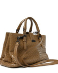 Nappa Intrecciato Small Roma Tote New Cigar