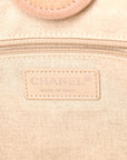 Mixed Fibers Small Deauville Tote Beige