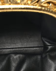 Metallic Bark Calfskin The Mini Pouch Gold