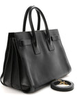 Calfskin Small Sac De Jour Black
