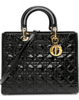 Patent Cannage Large Lady D1OR Black