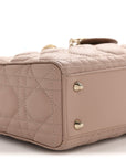 Lambskin Cannage Small My ABC D1OR Lady D1OR Blush
