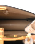 Ostrich Shiny Nappa Petite Peekaboo I SEE U Satchel Sasso