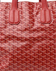 Goyardine Voltaire Tote Red