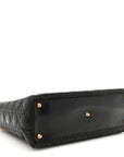 Lambskin Cannage Large Lady D1OR Black