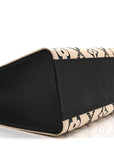 Empreinte Monogram Giant Broderies Onthego MM Cream Black