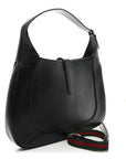 Boarded Dyana Lux Calfskin Medium Jackie 1961 Hobo Black