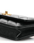 Pearly Caviar Quilted Fit For You Wallet On Chain WOC Black