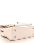 Caviar Quilted Medium Business Affinity Flap White