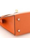 Epsom Mini Kelly Sellier 20 Orange