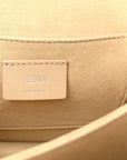 Vitello Liberty Lucido Metal Monster Eyes Studded Kan I Shoulder Bag Cuoio Bubblegum Light Blue