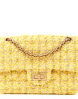 Tweed Quilted 2.55 Reissue Mini Flap Yellow