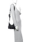 Re-Nylon Saffiano Re-Edition 2005 Shoulder Bag Black