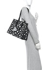 Monogram Kusama Dots Onthego MM Black White