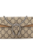 GG Supreme Monogram Super Mini Dionysus Shoulder Bag Taupe