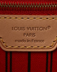 Monogram Inside Out Neverfull Bandouliere MM Rouge Sari