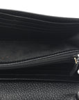 Dollar Calfskin GG Supreme Monogram Petite GG Marmont Wallet Chain Bag Black Beige Ebony