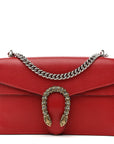Dollar Calfskin Swarovski Crystal Small Dionysus Shoulder Bag Hibiscus Red