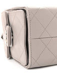 Caviar Quilted Mini CHNL 25 Handbag Dark Grey