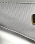 Calfskin Small Deauville Tote Light Grey