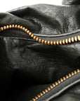Calfskin Foulard Shoulder Bag Dark Green
