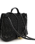 Nappa Intrecciato Small Andiamo Shoulder Bag Fondant