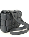 Nappa Maxi Intreccio Padded Cassette Crossbody Bag Thunder