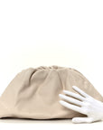 Smooth Butter Calf The Pouch Oversized Clutch Mist