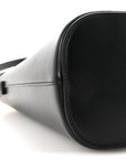 Smooth Calfskin Triomphe Small Louise Bag Black