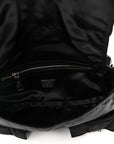 Econyl Cuoio Romano Multipocket Baguette Black