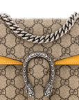 GG Supreme Monogram Mini Dionysus Shoulder Bag Yellow