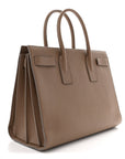 Grained Calfskin Large Sac de Jour Carryall Taupe