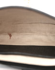 Jacquard Black Denim GG Monogram Textured Dollar Calfskin Mini Jackie 1961 Hobo Black Ivory