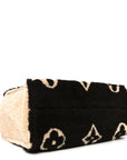 Shearling Monogram Giant Teddy Onthego GM Black White